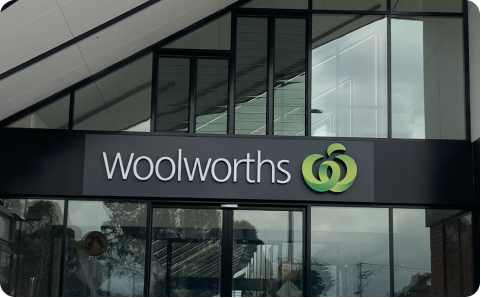 Woolworths sign